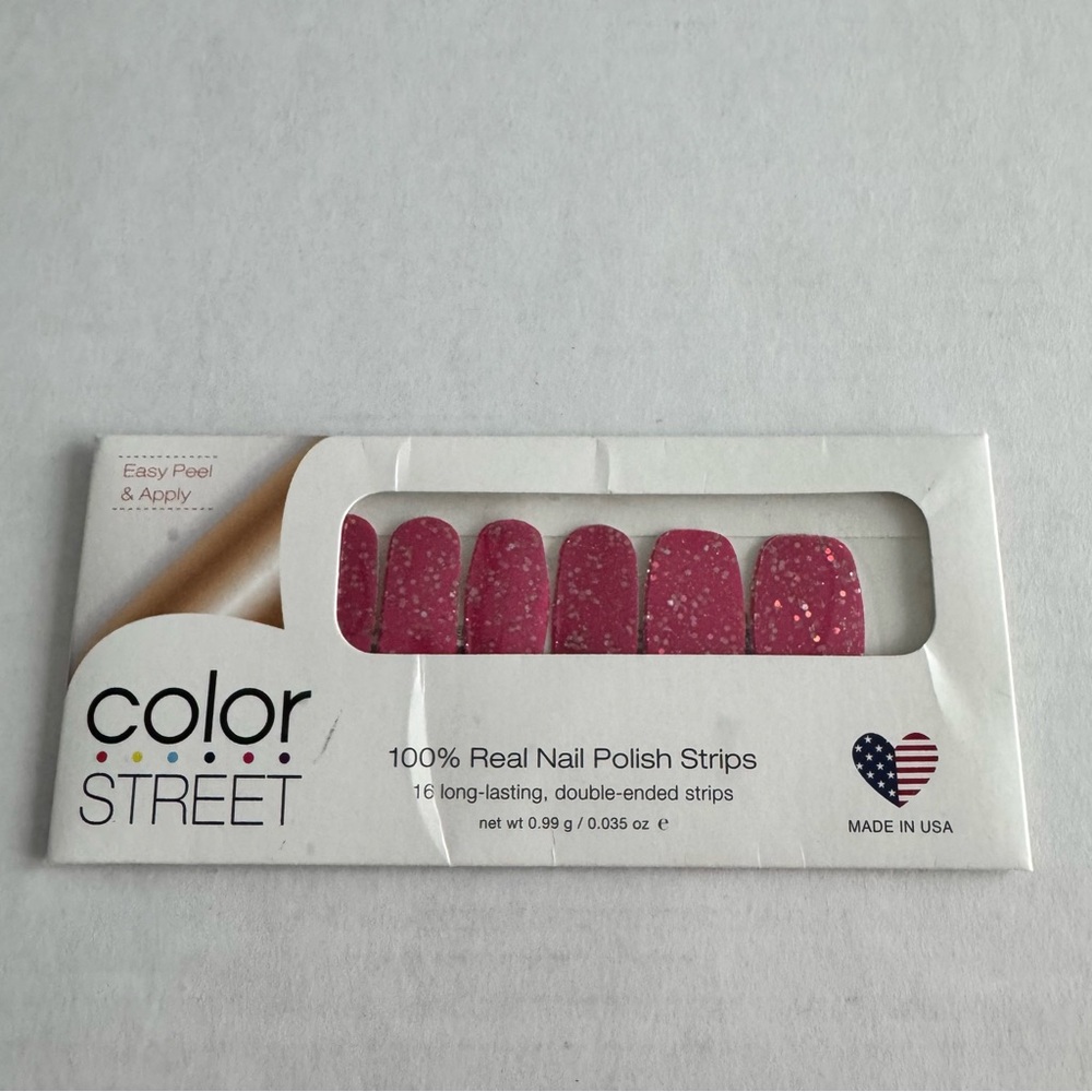 *Retired* Color Street: LA Dreams | Barbie Hot Pink Rose Gold Glitter Sparkle - Picture 3 of 16